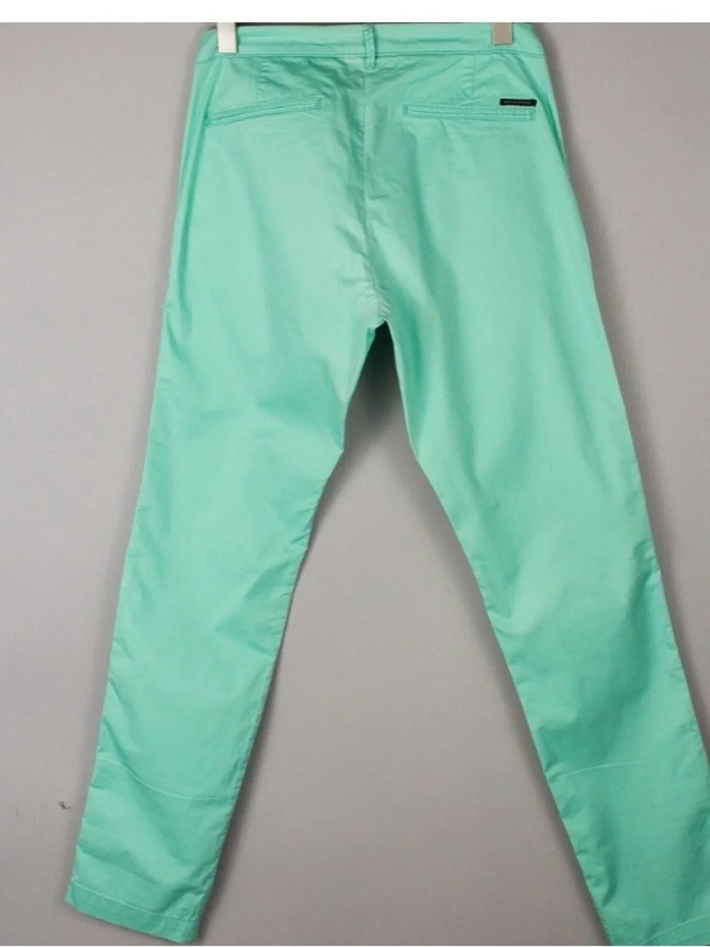 Maison Scotch Mint Teal Chinos 26 x 32 - Picture 2 of 4